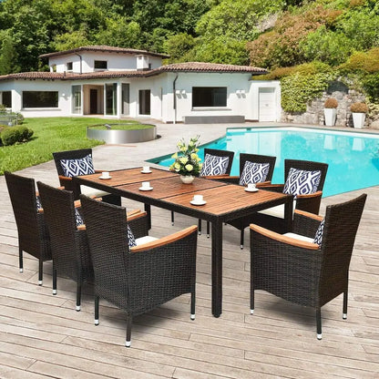 Gardisand™ AcaciaGrand 9-Piece Outdoor Dining Set