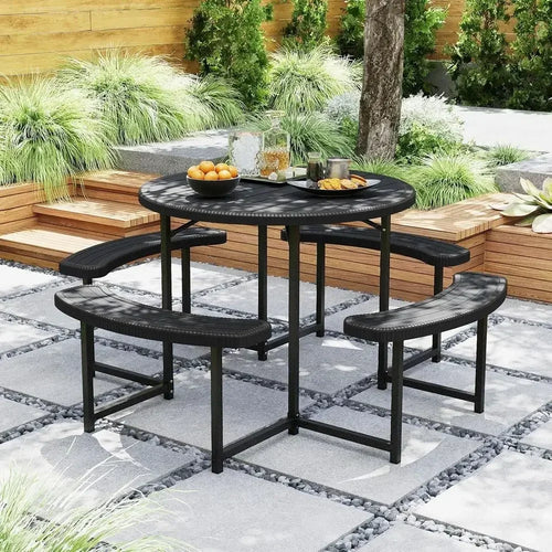 Gardisand™ GrandGather 8-Person Round Outdoor Dining Set