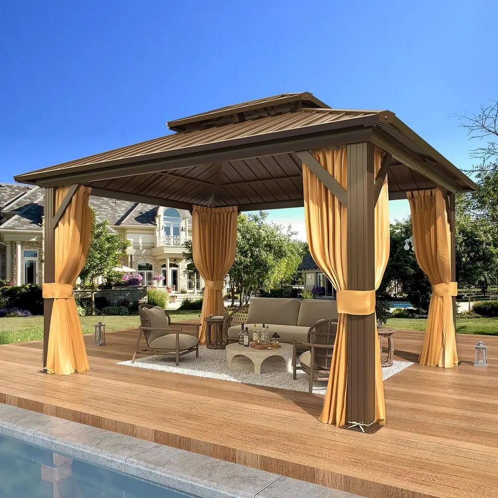 Gardisand™ HavenLuxe 12×10 Hardtop Gazebo