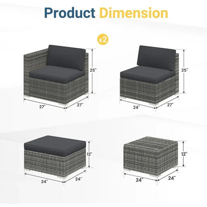 Gardisand™ GreyVista Outdoor Sectional Collection